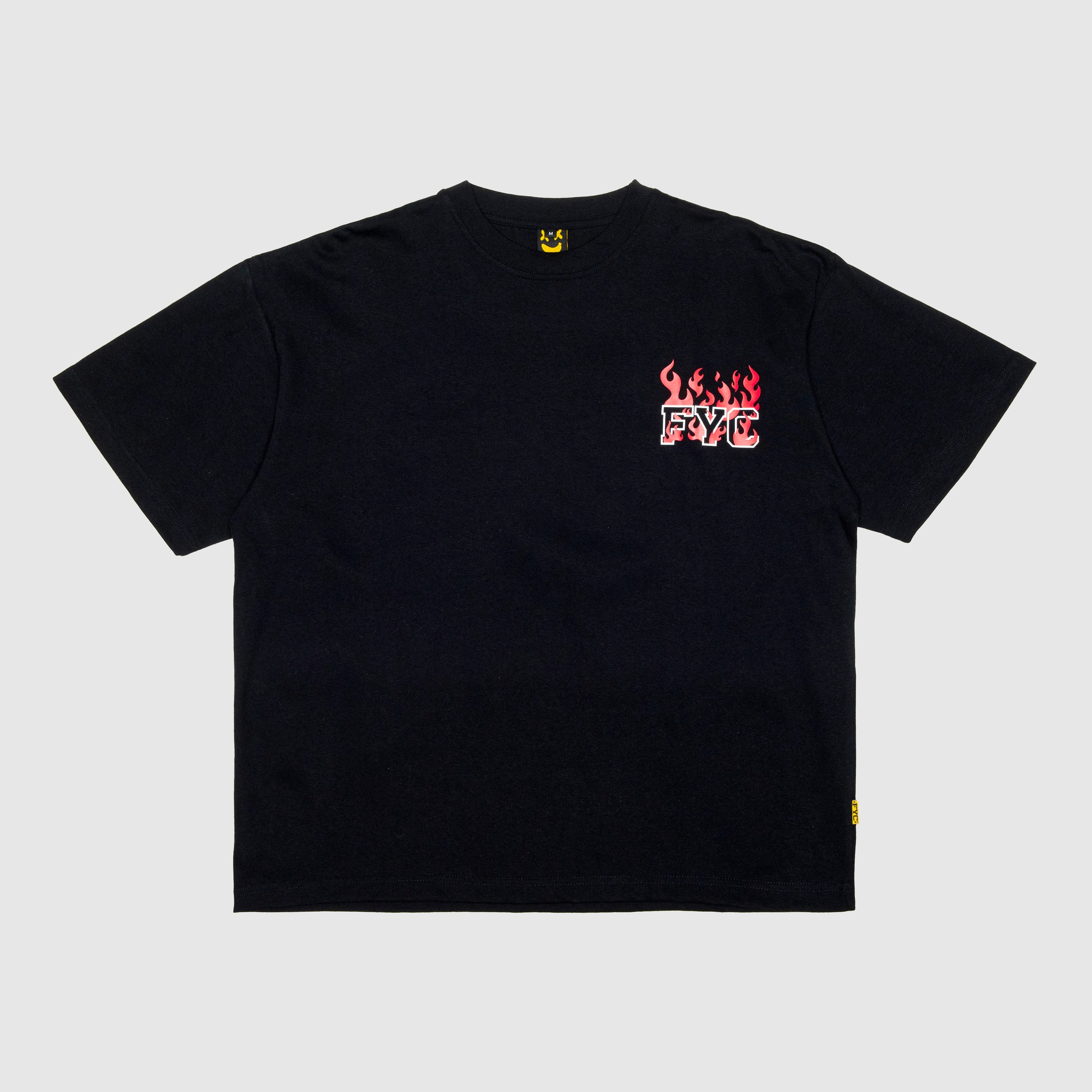 FYC TSHIRT FIRE BLACK