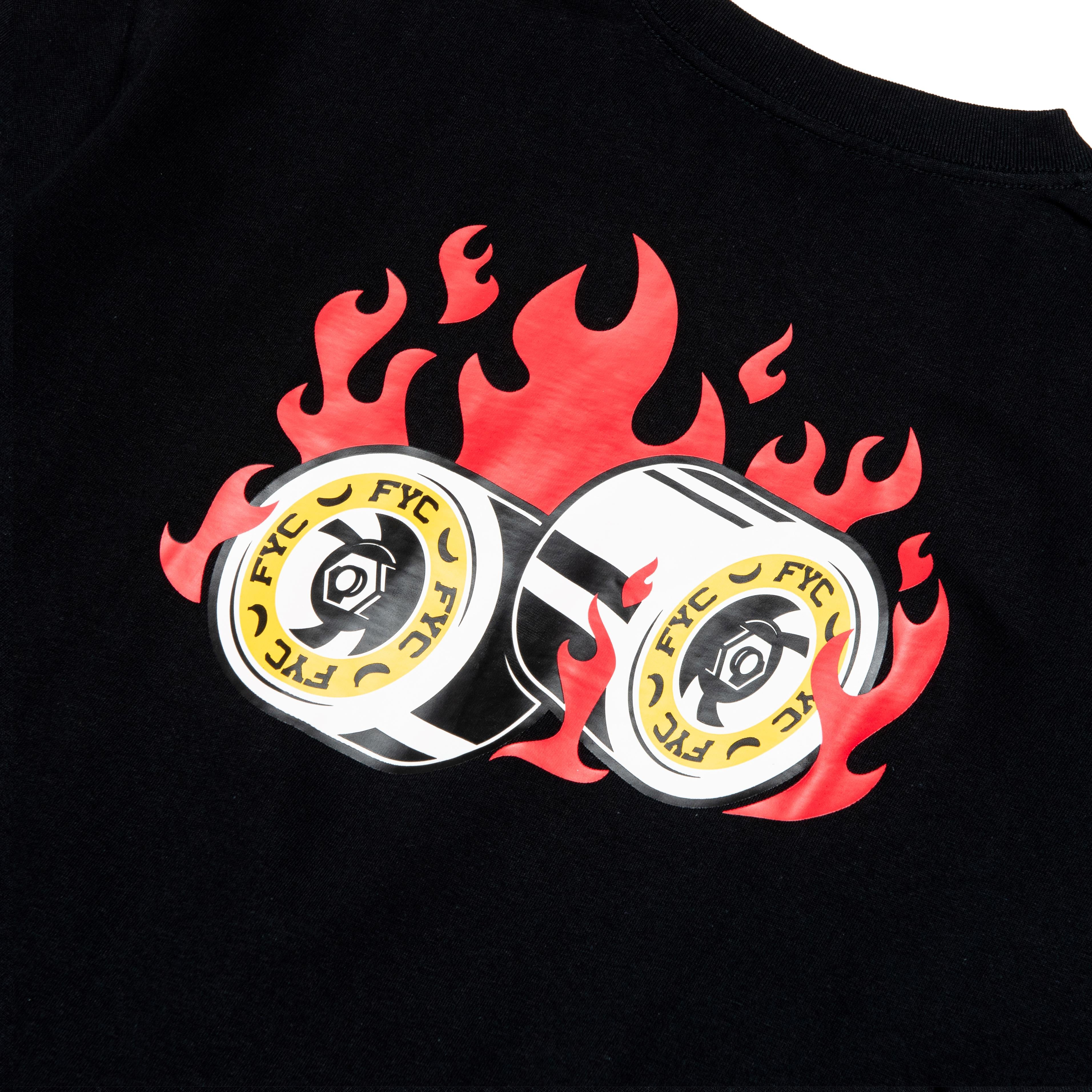 FYC TSHIRT FIRE BLACK
