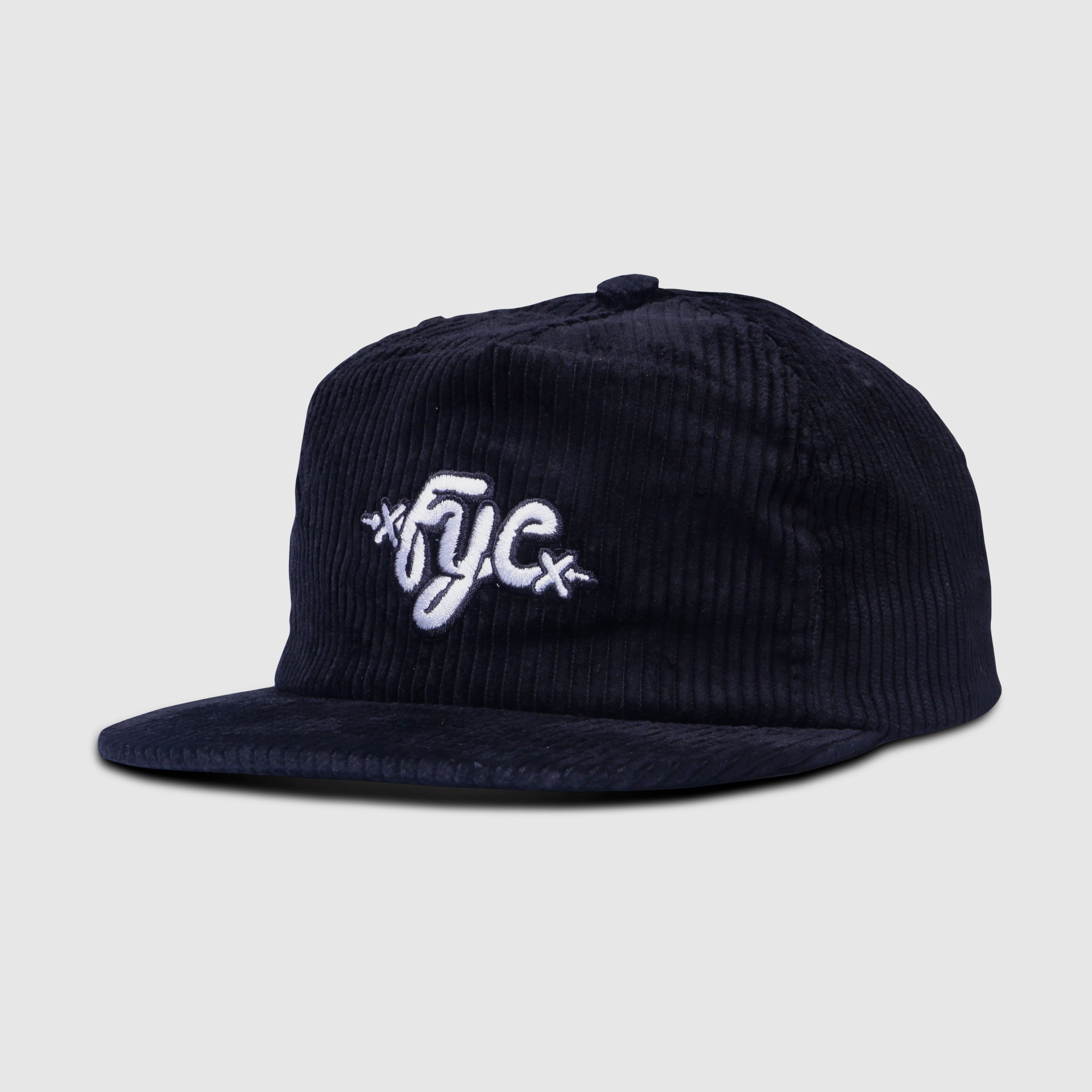 FYC LACES POLO CAP CORDUROY BLACK