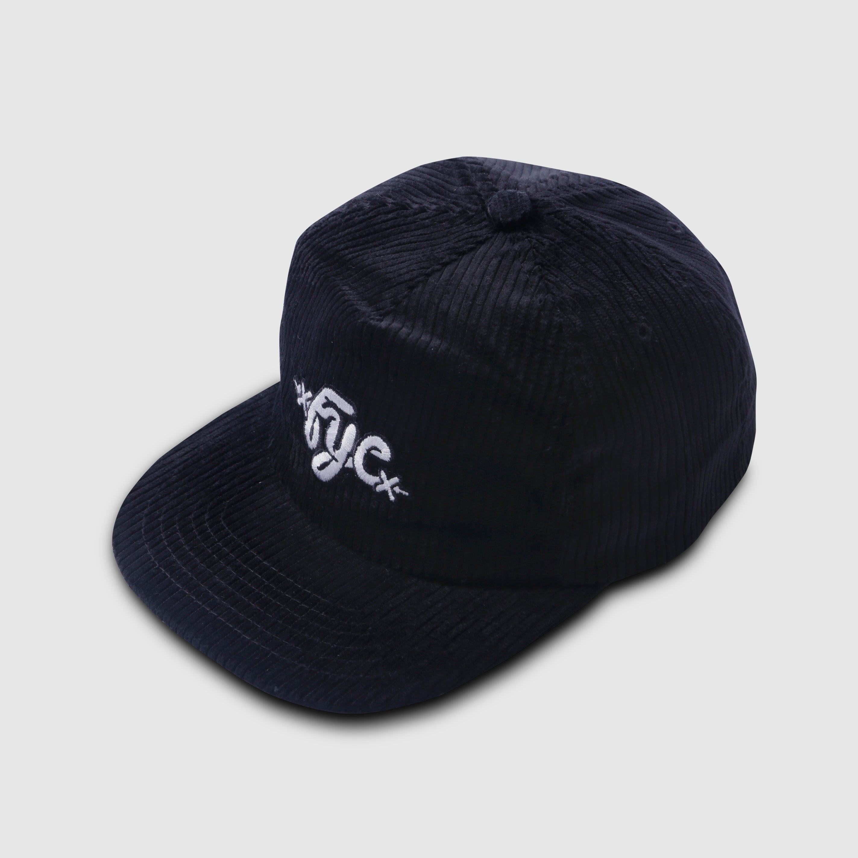 FYC LACES POLO CAP CORDUROY BLACK
