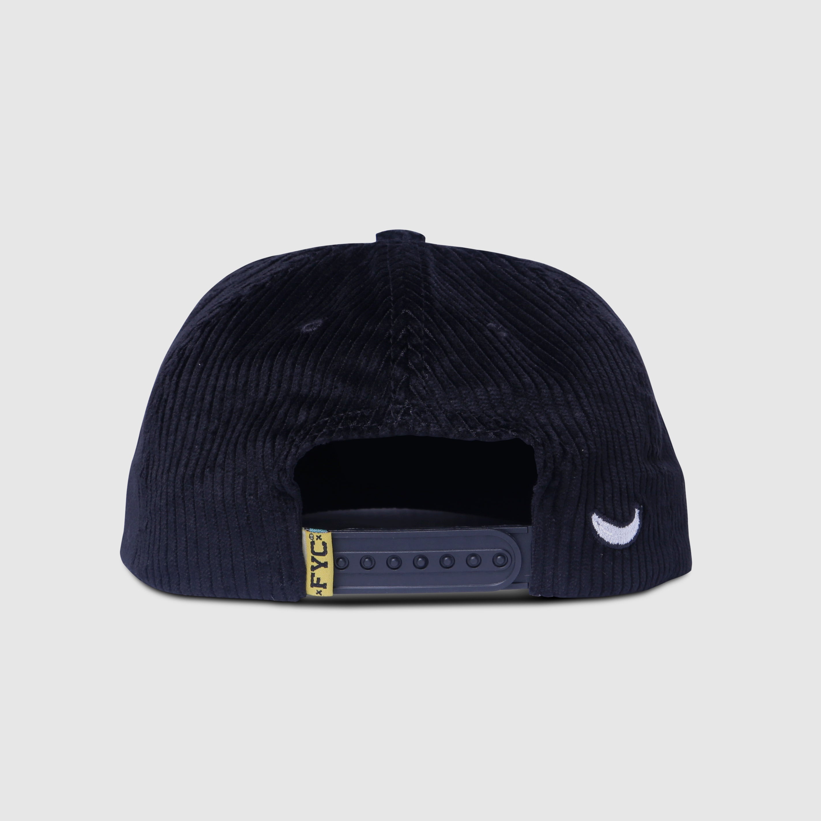 FYC LACES POLO CAP CORDUROY BLACK