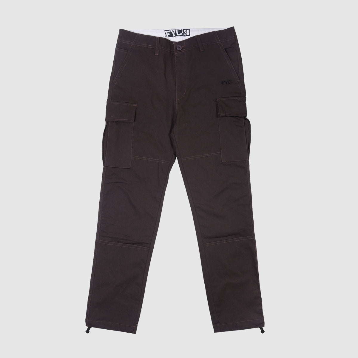 FYC LONG PANTS SCENE CARGO DARK BROWN