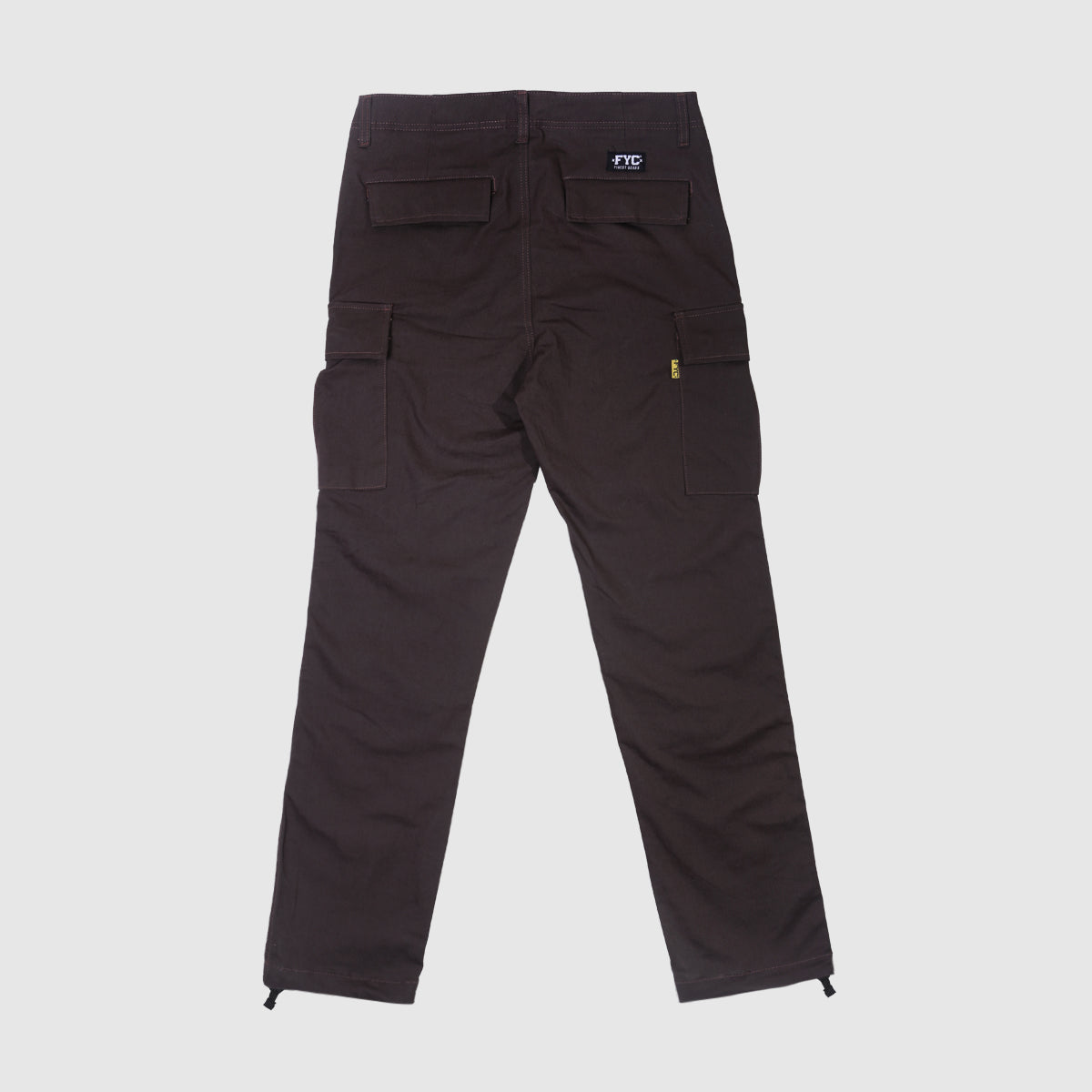FYC LONG PANTS SCENE CARGO DARK BROWN