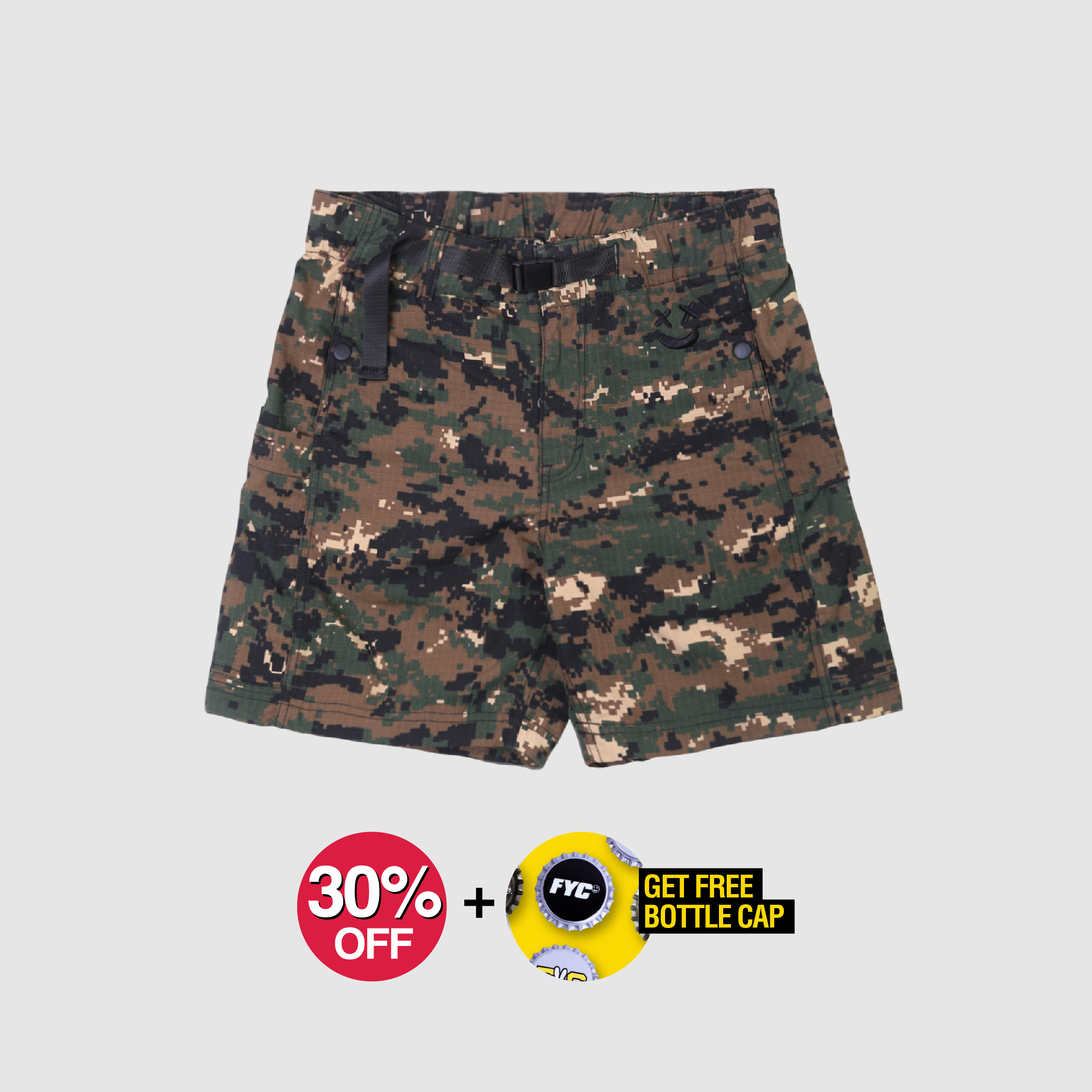 FYC PANTS OFFSCENE SHORT CAMO