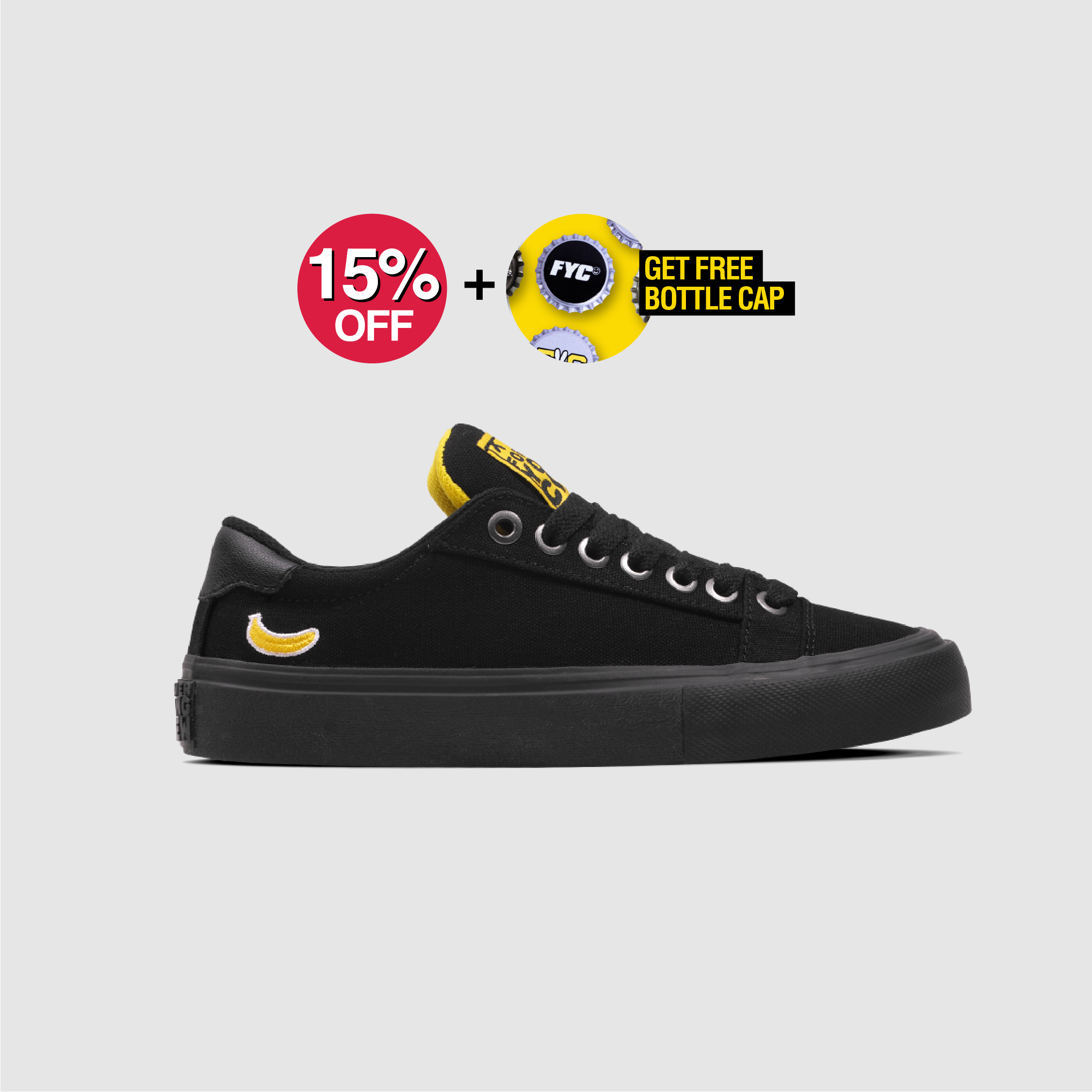 SLIM CAVEN CLASSIC ALL BLACK YOUTH