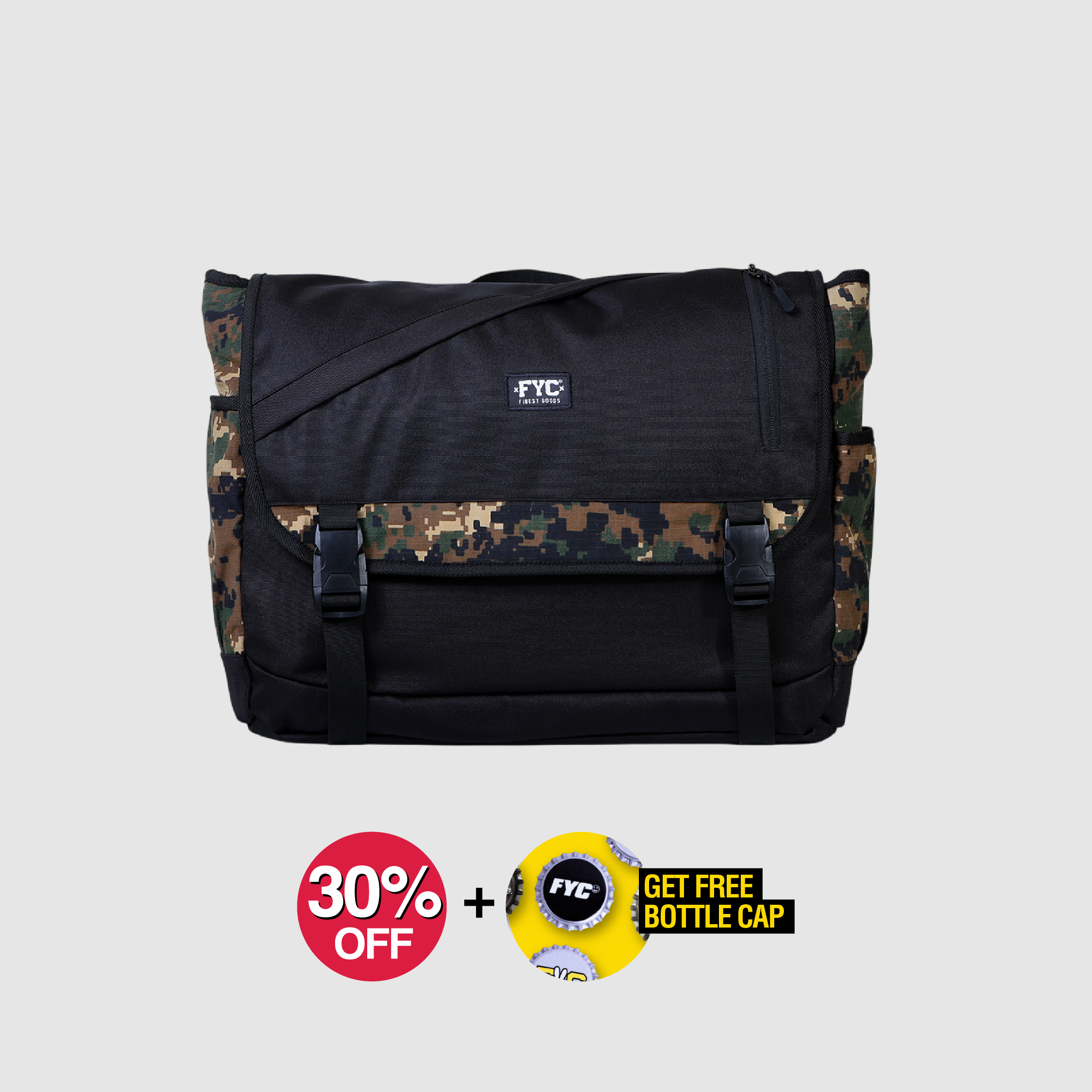 FYC MESSENGER BAG CAMO
