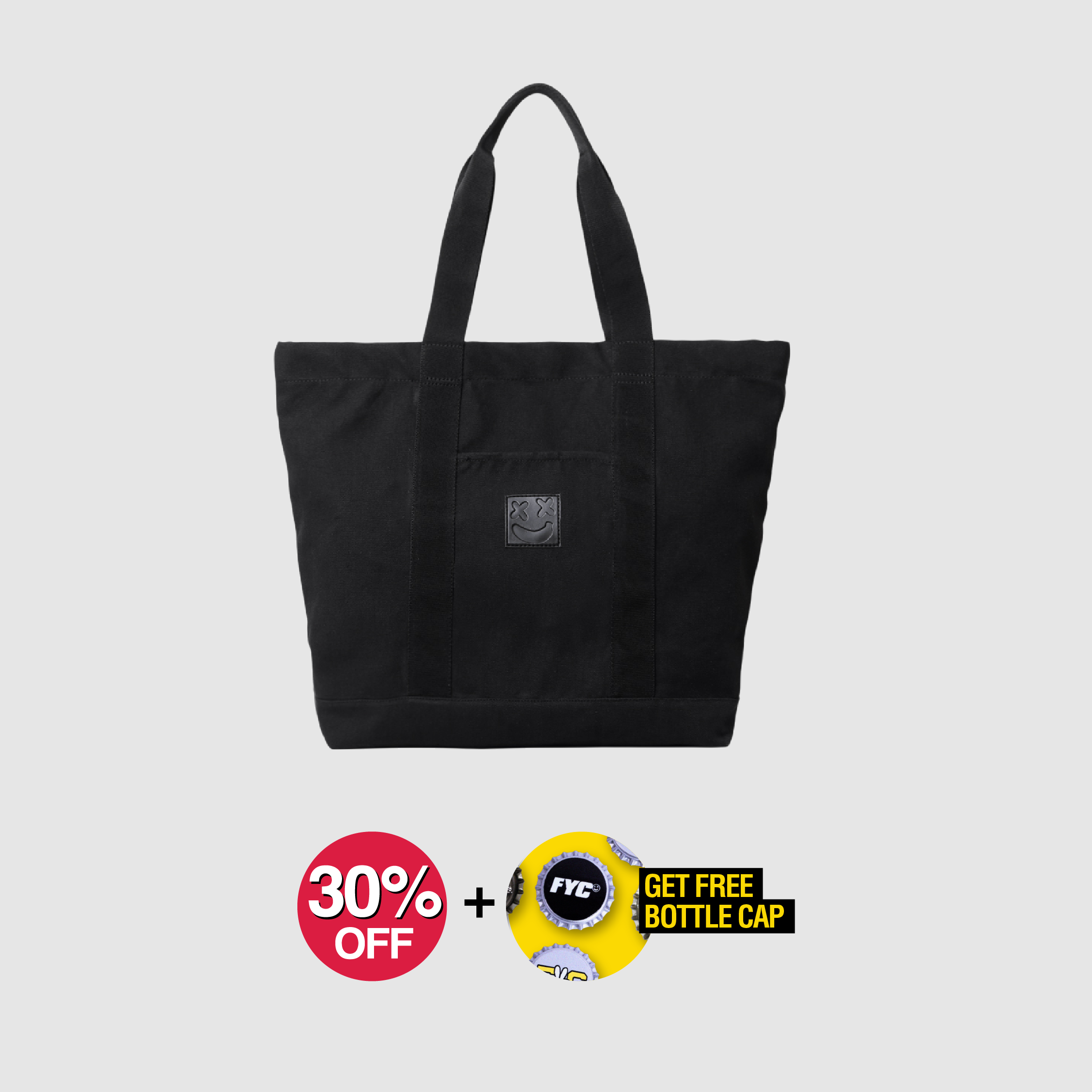 FYC TOTEBAG CLASSIC BLACK