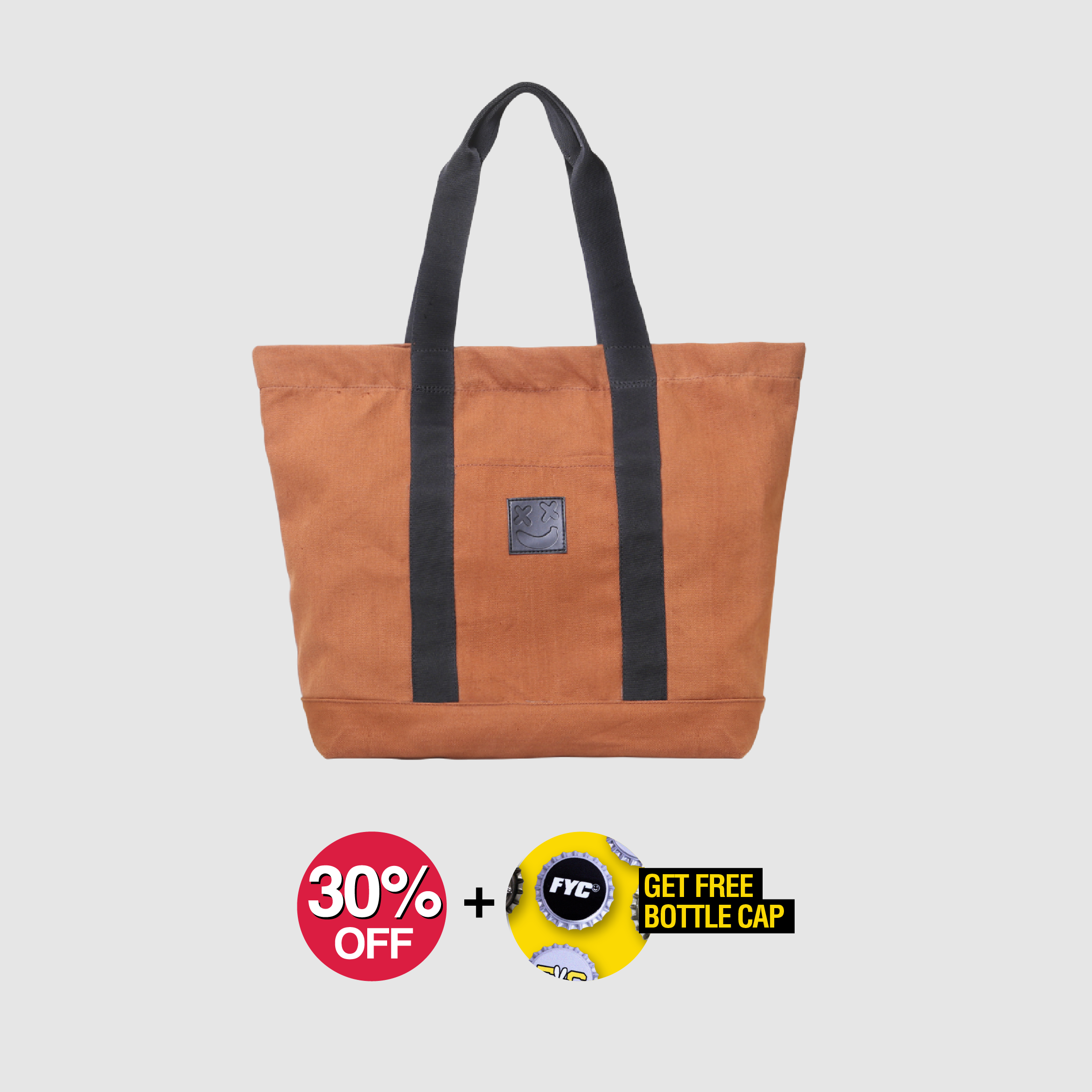 FYC TOTEBAG CLASSIC BROWN