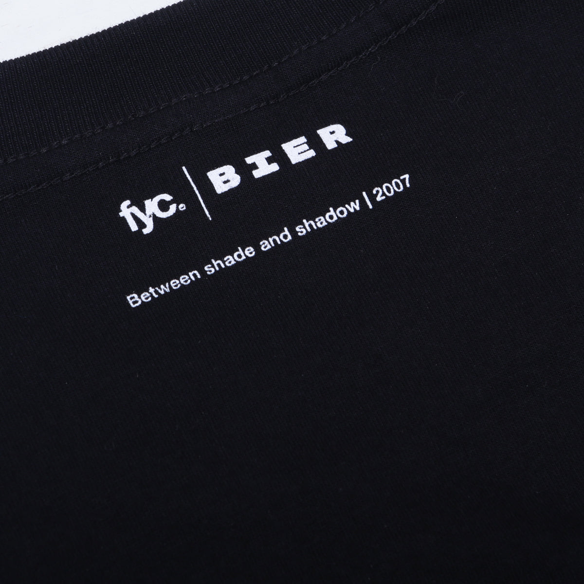 FYC T-SHIRT PHOTO SERIES EDITION "BIER" BLACK