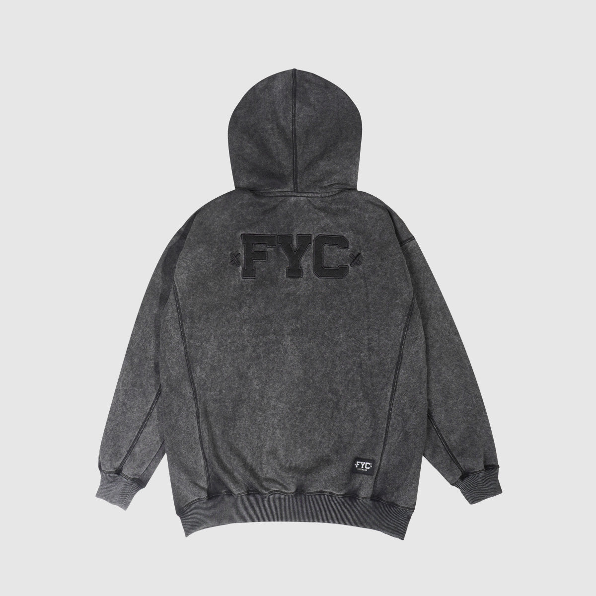 FYC CLASSIC LOGO ZIP HOODIE WASH