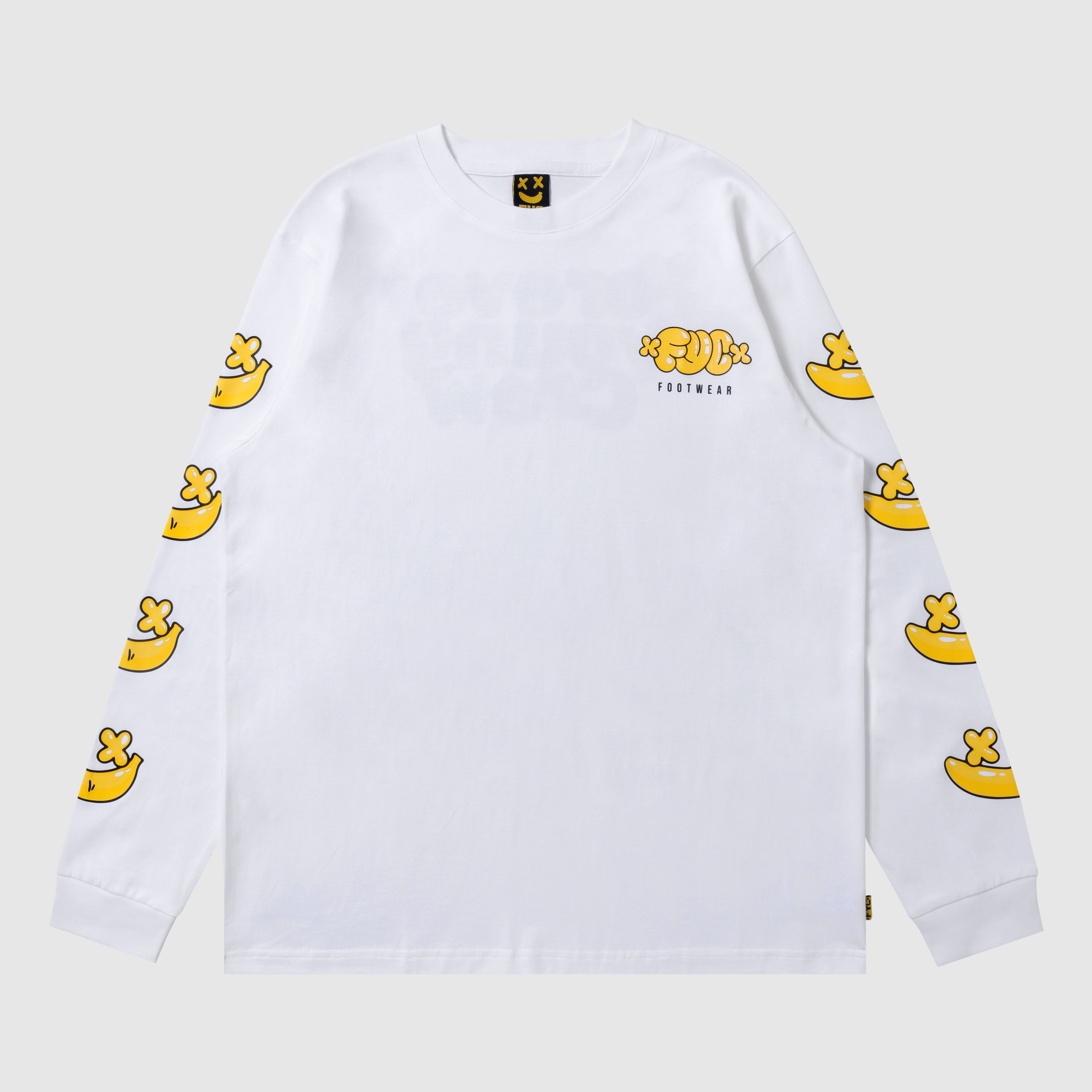 FYC LONG SLEEVE BANANA WORM WHITE