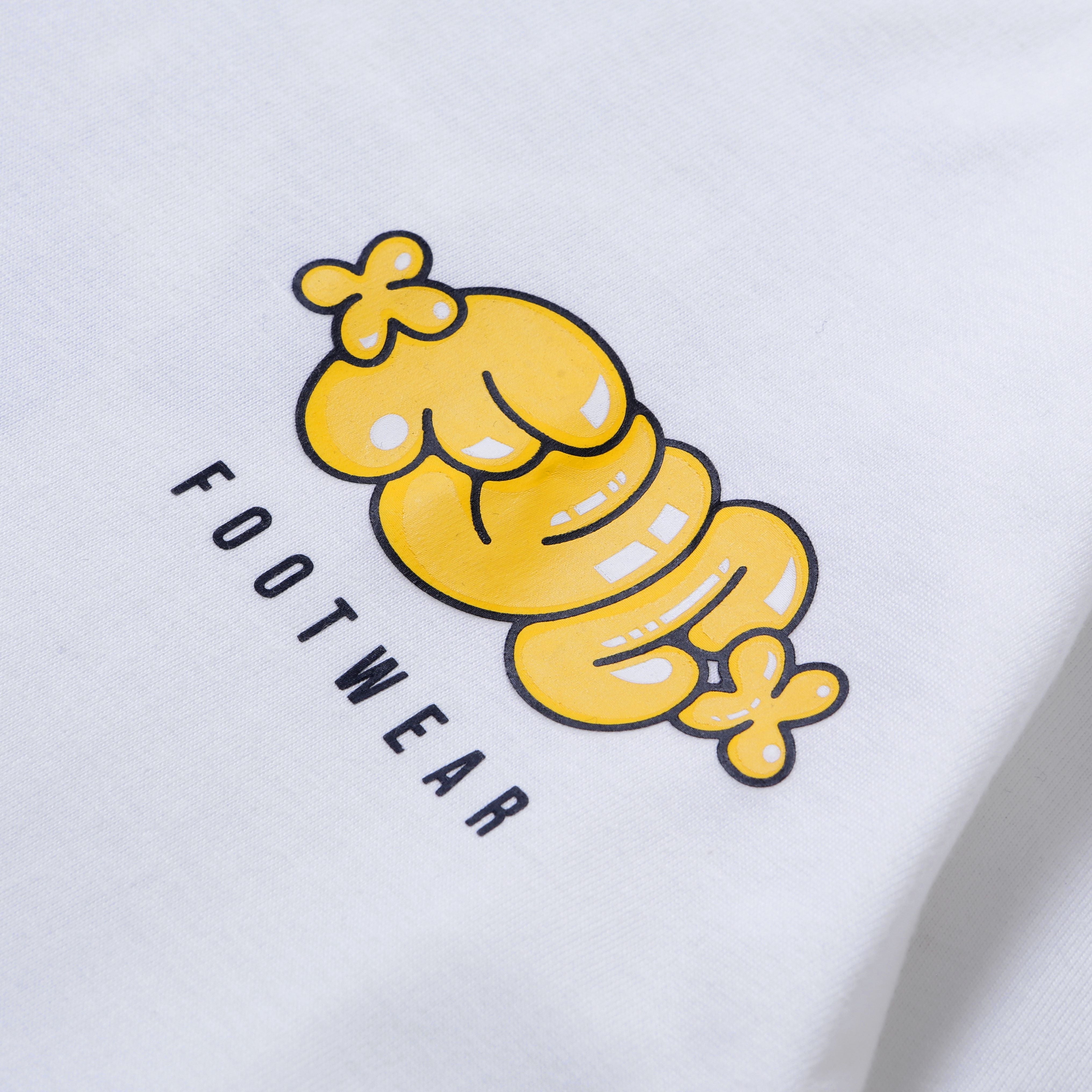 FYC LONG SLEEVE BANANA WORM WHITE