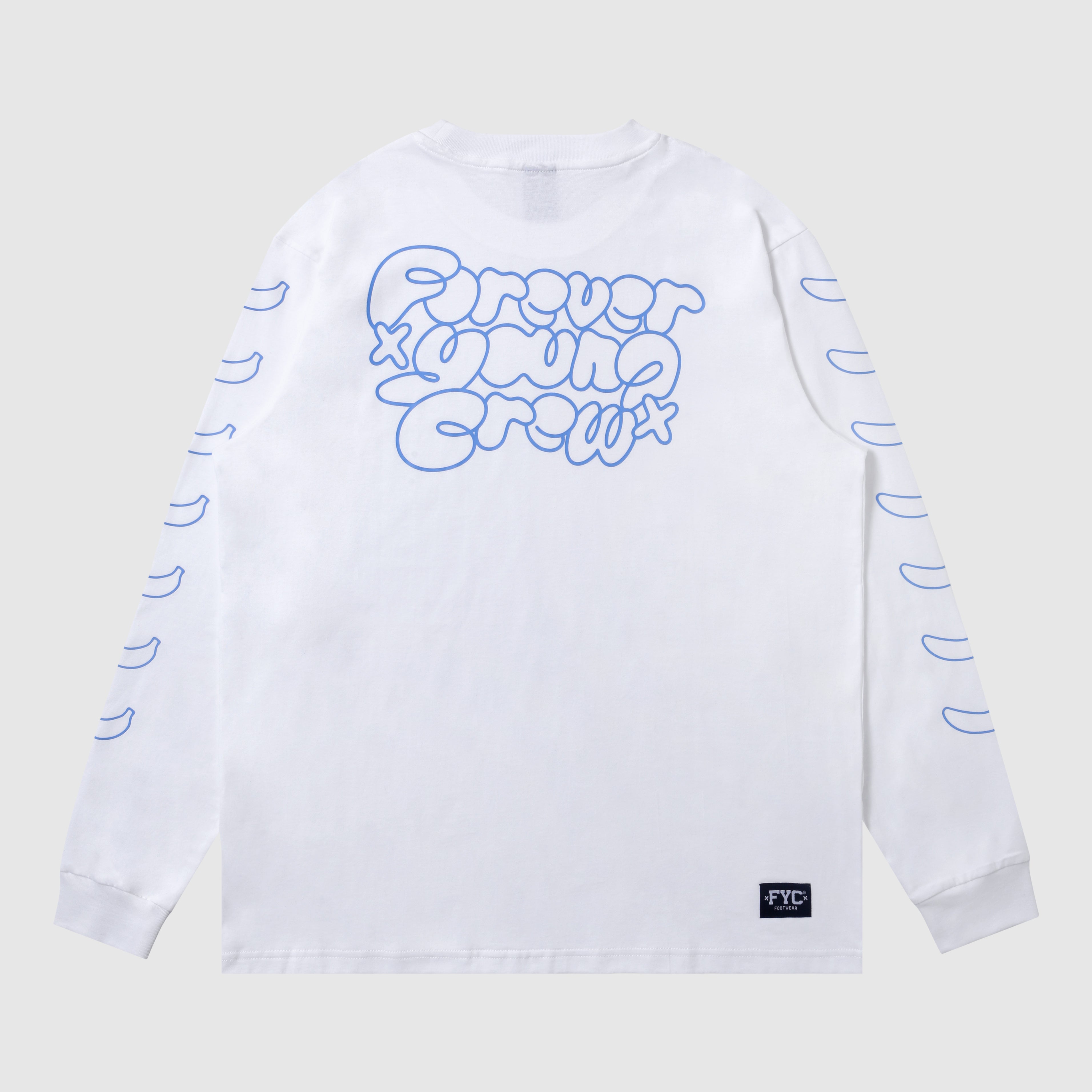 FYC LONG SLEEVE BUBBLE WHITE
