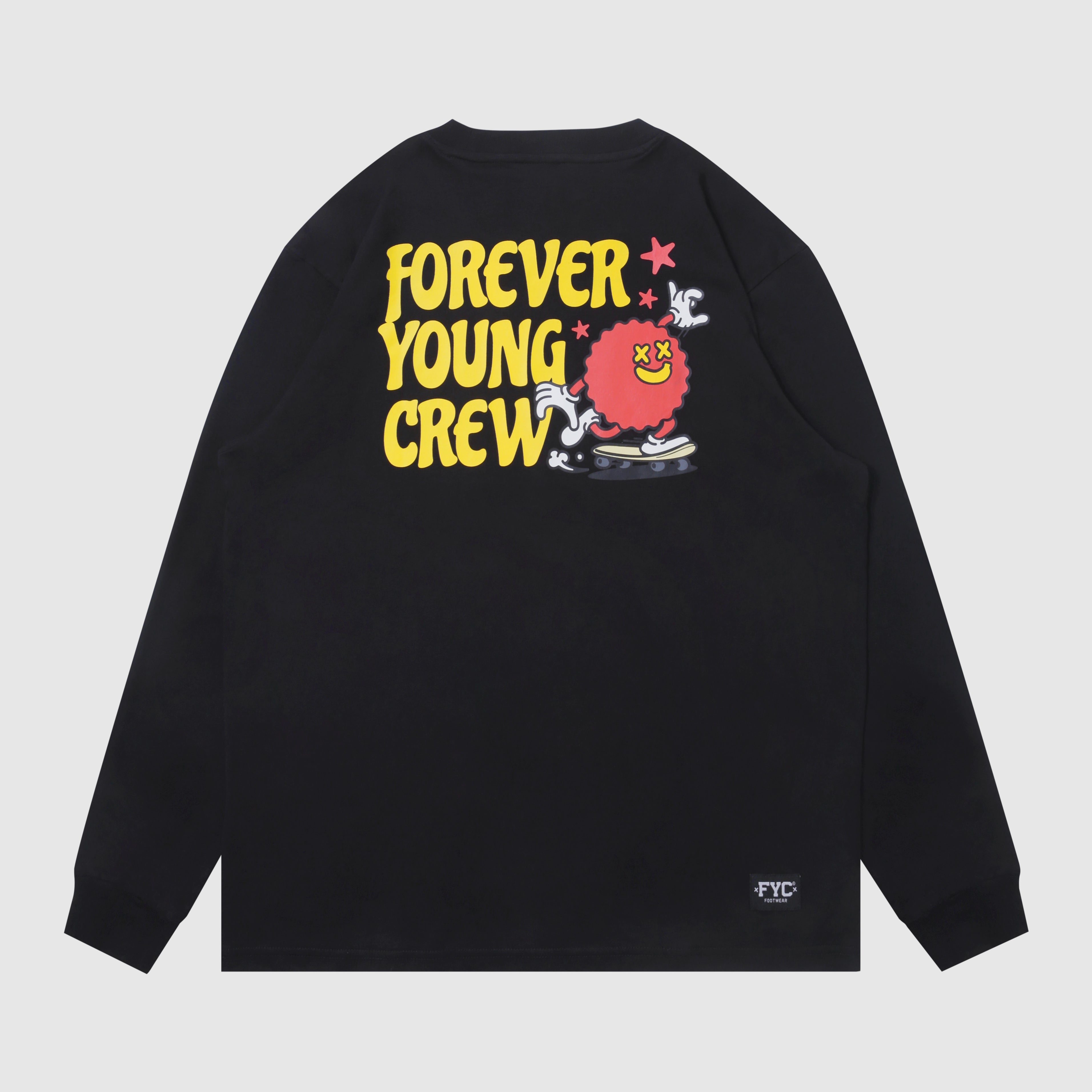 FYC LONG SLEEVE PATCH STAR BLACK