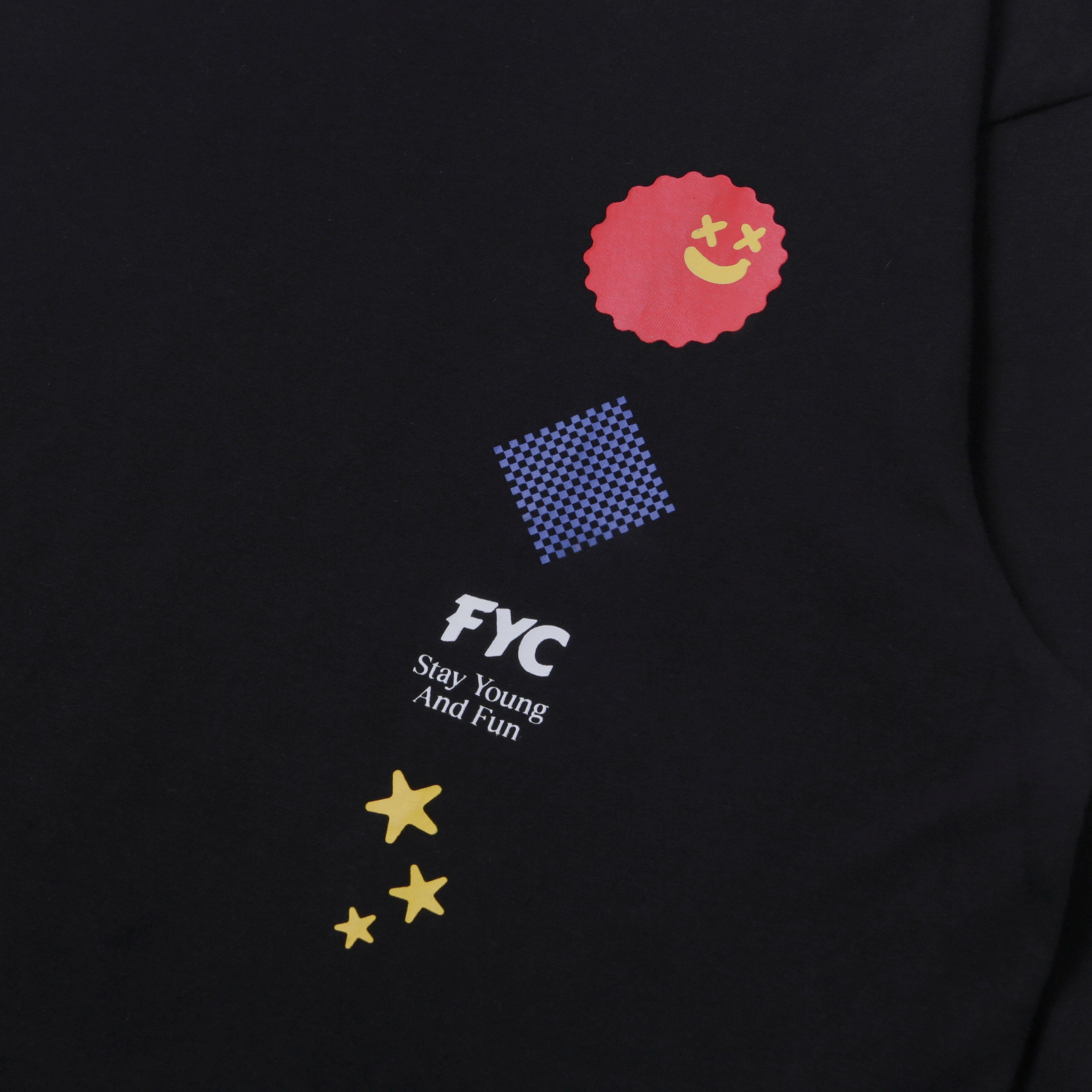 FYC LONG SLEEVE PATCH STAR BLACK