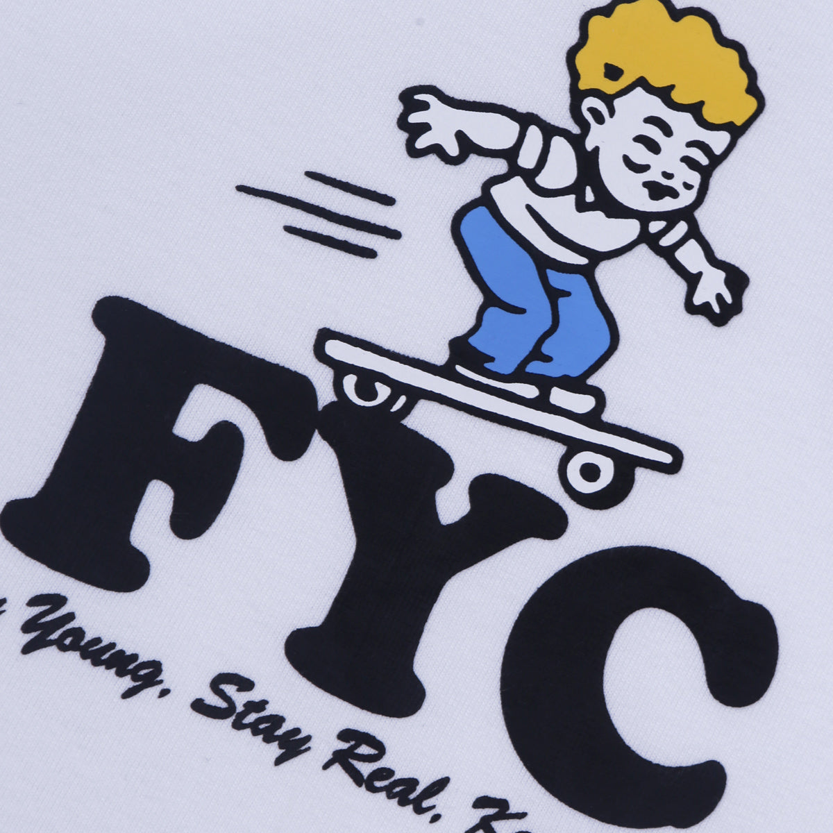 FYC LONGSLEEVE SK8 WHITE | Reguler Cut