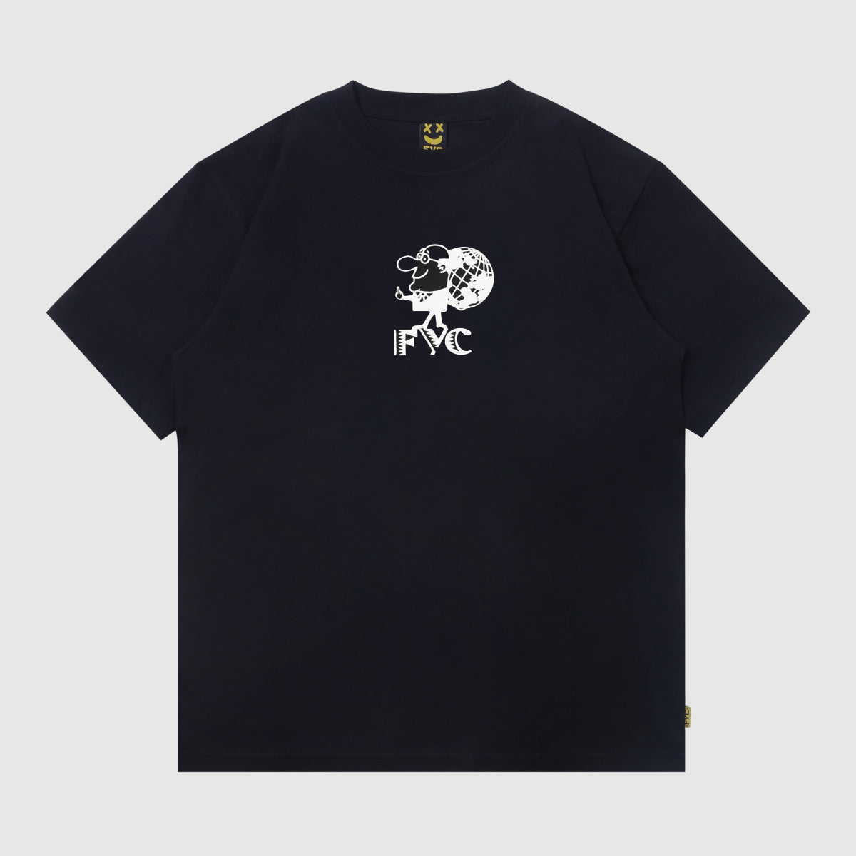 FYC TSHIRT GLOBE BLACK | Reguler Cut
