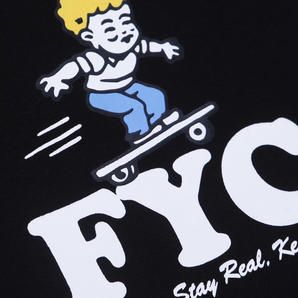 FYC TSHIRT SK8 BLACK | Reguler Cut