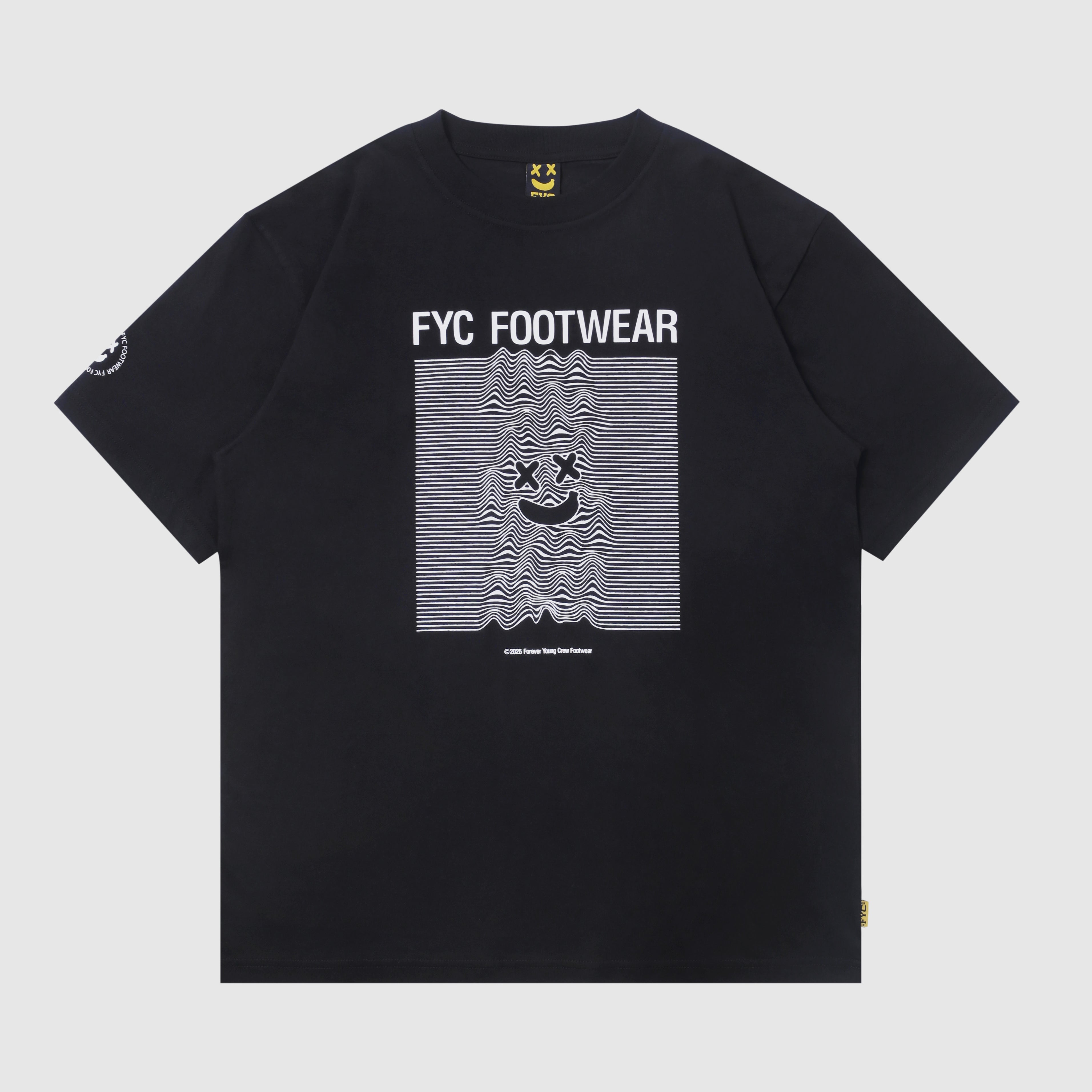 FYC TSHIRT SMILEY DIVISION BLACK