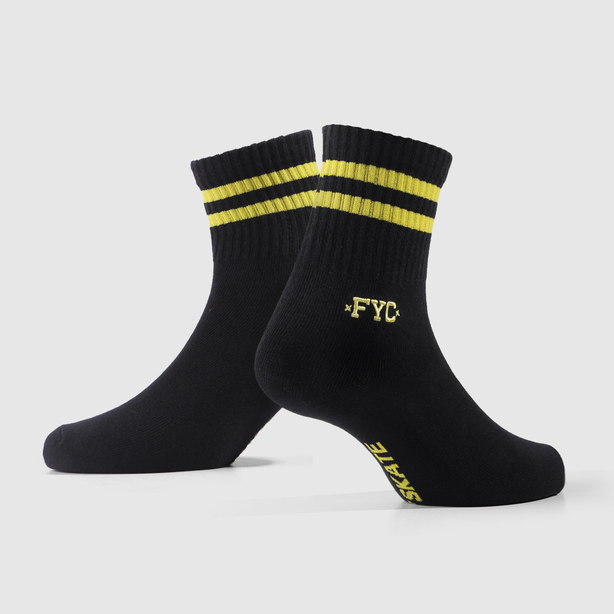FYC SOCK PIT STRIPE BLACK
