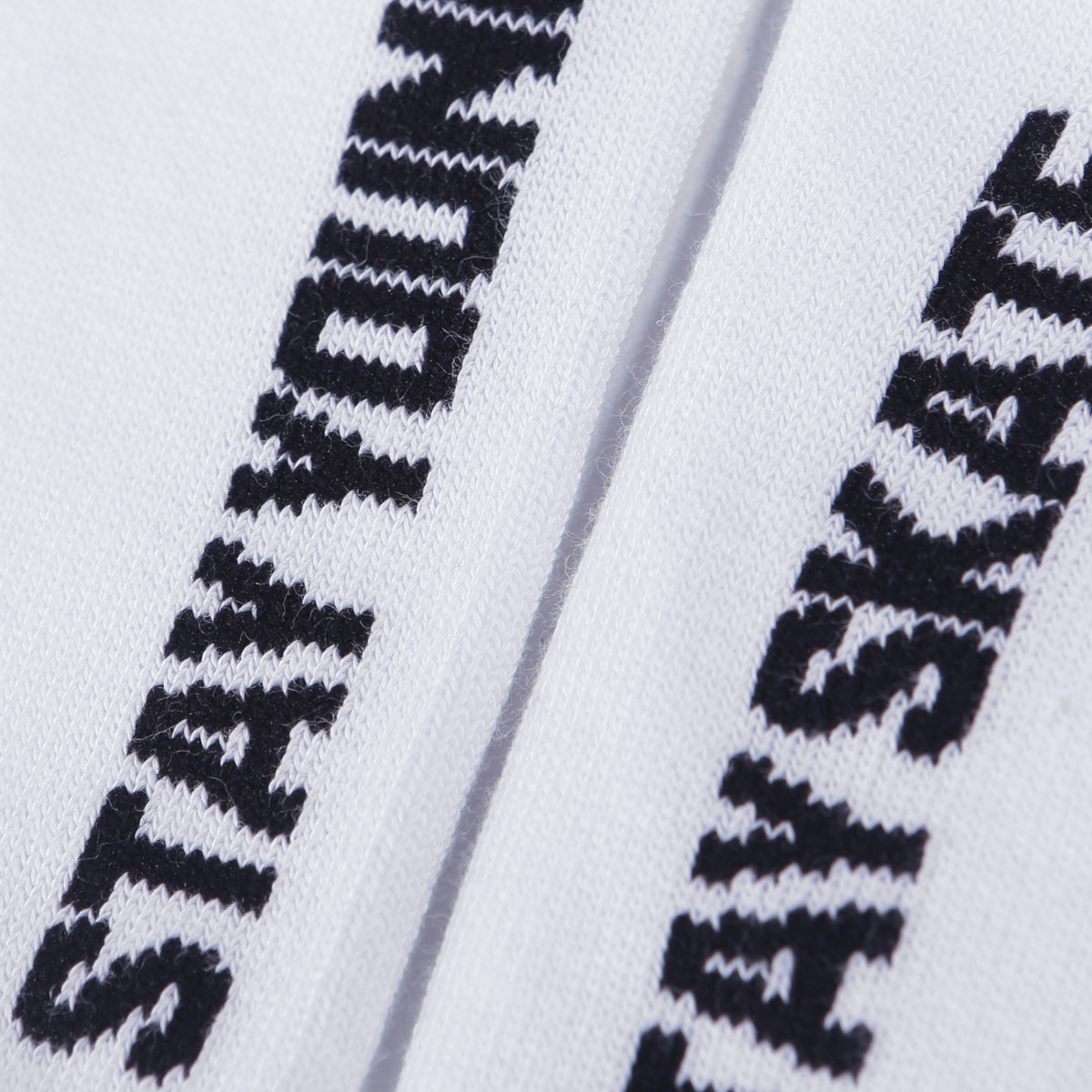 FYC SOCK PIT STRIPE WHITE