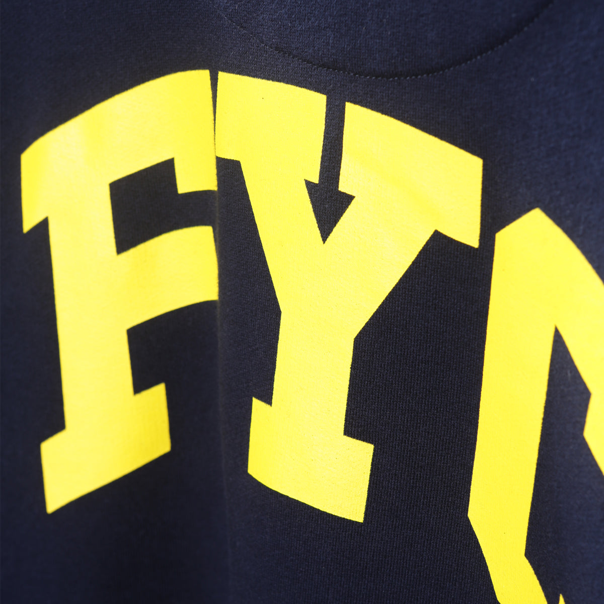 FYC HOODIE TAG LOGO NAVY