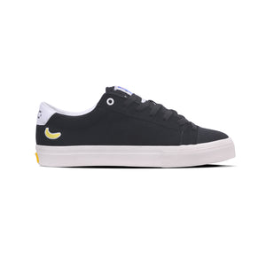 Slim Caven Single Black Suede
