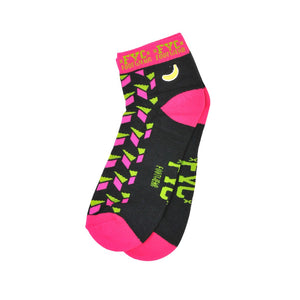 FYC Sock Ungkle Spark Neon Green Pink