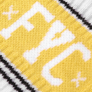 Sock Logo FYC List White Yellow