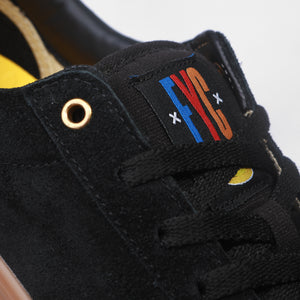 Slim Caven Black Gum Suede