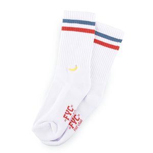 Sock Classic White Stripe