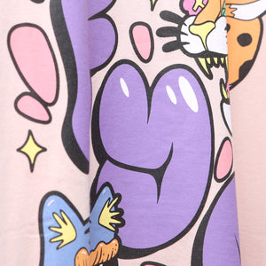 FYC T-SHIRT RAWR DUSTY PINK